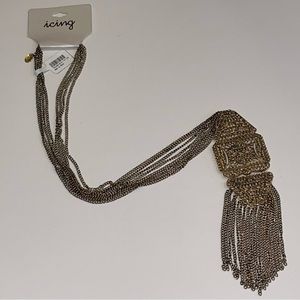 Icing 4 Chain Gold Tone Pendant Necklace, 29”